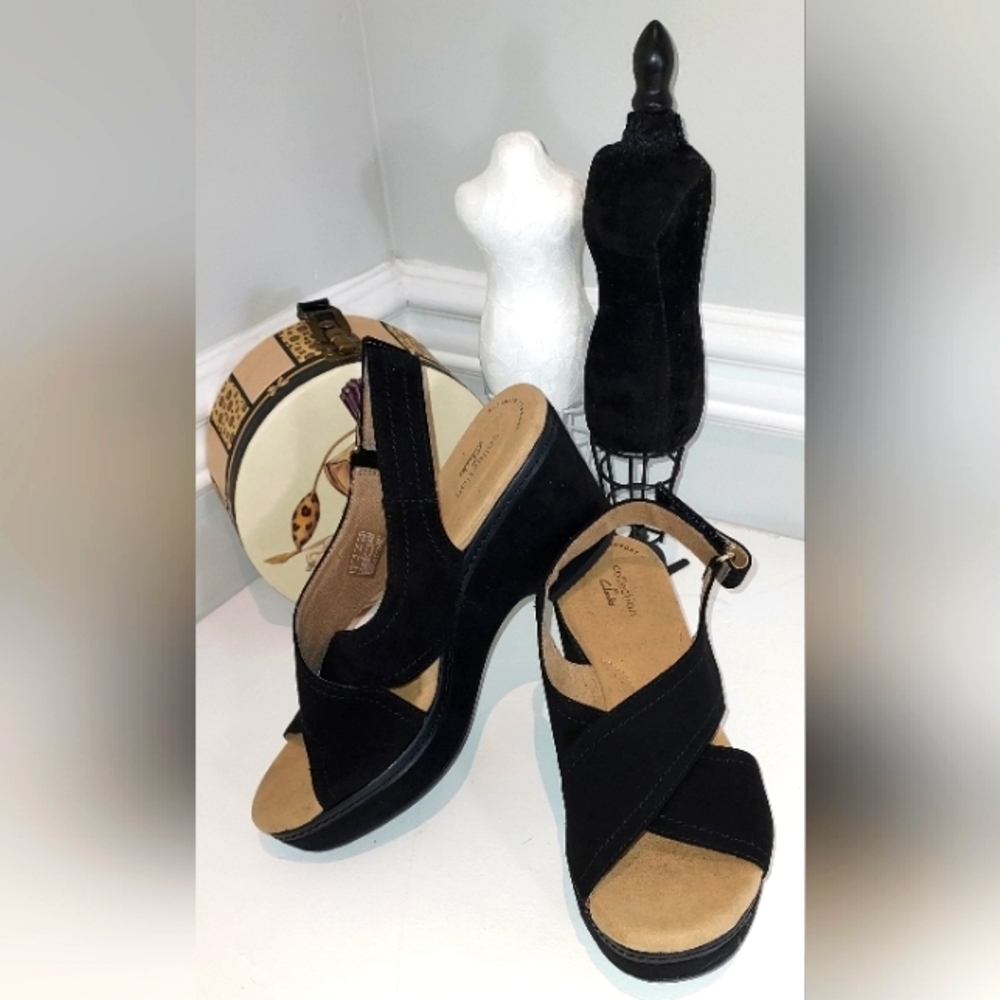 Collection By Clark's Criss Cross Open Toe Sandals - image 1